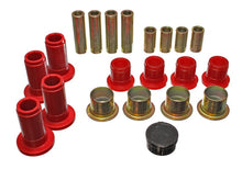 गैलरी व्यूवर में इमेज लोड करें, Energy Suspension 94-01 Ram 1500 / 94-02 Ram 2500/3500 2WD Red Front Control Arm Bushing Set