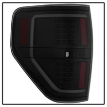 Carica l&#39;immagine nel visualizzatore di Gallery, xTune 09-14 Ford F-150 Light Bar LED Tail Lights - Black Smoke (ALT-JH-FF15009-LBLED-BSM)