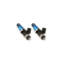 Carica l'immagine nel visualizzatore di Gallery, Injector Dynamics 1340cc Injectors - 60mm Length - 11mm Blue Top - Denso Lower Cushion (Set of 2)