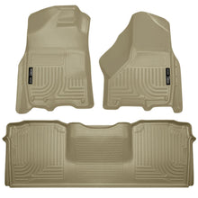 Laden Sie das Bild in den Galerie-Viewer, Husky Liners 10-12 Dodge Ram 2500/3500 Mega Cab WeatherBeater Combo Tan Floor Liners