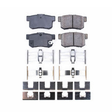 Laden Sie das Bild in den Galerie-Viewer, Power Stop 97-99 Acura CL Rear Z17 Evolution Ceramic Brake Pads w/Hardware