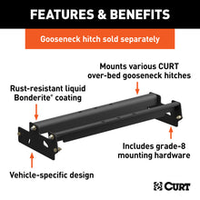 Load image into Gallery viewer, Curt 97-03 Ford F-150 Over-Bed Gooseneck Installation Brackets