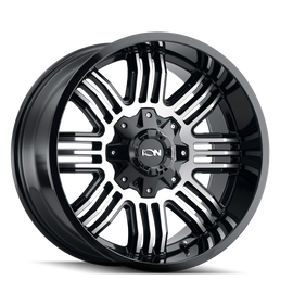 ION Type 144 17x9 / 6x135 BP / -12mm Offset / 106mm Hub Black/Machined Wheel