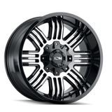 ION Type 144 17x9 / 5x127 BP / -12mm Offset / 87.1mm Hub Black/Machined Wheel