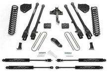 Carica l&#39;immagine nel visualizzatore di Gallery, Fabtech 17-21 Ford F250/350 4WD Gas 4in 4 Link System w/Stealth Shocks