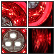 Charger l&#39;image dans la galerie, Spyder 19-20 Jeep Wrangler - Full LED Tail Lights - Seq Turn Signal - Chrome ALT-YD-JW19-SEQ-C