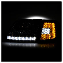 Cargar imagen en el visor de la galería, Xtune Ford F150 97-03 Crystal Headlights w/ Clear LED Corners Smoke HD-ON-FF15097-LED-SET-SM