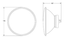 Charger l&#39;image dans la galerie, Hella Vision Plus 7 inch 165MM HB2 12V SAE VP Head Lamp