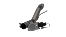 Cargar imagen en el visor de la galería, QTP 14-18 Chevrolet Silverado 1500 4.8L/5.3L EC/CC Standard Bed 3in 304SS Aggressor Cutout Mid Pipe