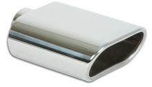 Carica l&#39;immagine nel visualizzatore di Gallery, Vibrant 5.5in x 3in Oval SS Exhaust Tip (Single Wall Angle Cut Rolled Edge)