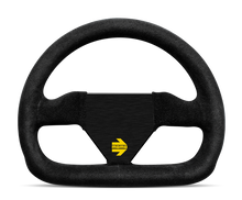 Charger l&#39;image dans la galerie, Momo MOD12 Steering Wheel 250 mm -  Black Suede/Black Spokes