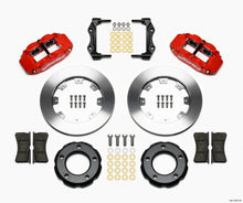 गैलरी व्यूवर में इमेज लोड करें, Wilwood Narrow Superlite 4R Front Kit 12.19in Drilled Red 82-86 Jeep CJ