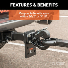 Carica l&#39;immagine nel visualizzatore di Gallery, Curt Pintle Hook (60000lbs 2-1/2in or 3in Lunette Eyes)