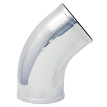 Cargar imagen en el visor de la galería, Spectre Universal Intake Elbow Tube (ABS) 3in. OD / 45 Degree - Chrome