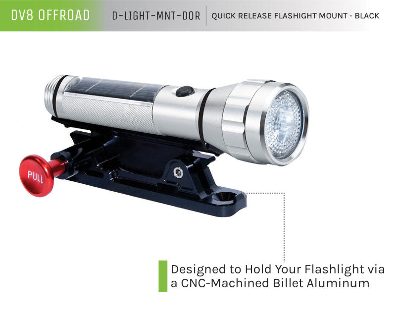 DV8 Offroad Quick Release Flashlight Mount