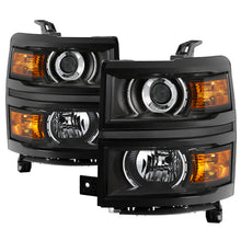 Carica l&#39;immagine nel visualizzatore di Gallery, xTune Chevrolet Silverado 1500 14-15 (Non-HD) OEM Projector Headlights - Black HD-JH-CS14-PJ-BK