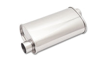 गैलरी व्यूवर में इमेज लोड करें, Vibrant StreetPower Oval Muff 5in x 9in x 15in long body 3in inlet I.D. x 3in outlet Offset-Offset