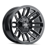 Mayhem 8108 Decoy 20x10 / 5x139.7 BP / -19mm Offset / 110mm Hub Black w/ Milled Spokes Wheel