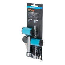 गैलरी व्यूवर में इमेज लोड करें, Curt Right-Angle Hitch &amp; Coupler Lock Set (2in Receiver 1in to 3in Latch)