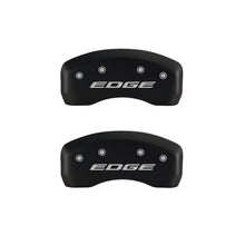 Cargar imagen en el visor de la galería, MGP 4 Caliper Covers Engraved Front &amp; Rear EDGE/2015 Red finish silver ch