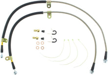 Charger l&#39;image dans la galerie, StopTech 09+ Nissan GTR Stainless Steel Front Brake Lines