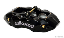 Carica l&#39;immagine nel visualizzatore di Gallery, Wilwood Caliper-D8-6 R/H Front Black 1.88/1.38/1.25in Pistons 1.25in Disc