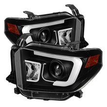 Carica l&#39;immagine nel visualizzatore di Gallery, Spyder Toyota Tundra 2014-2016 Projector Headlights Light Bar DRL Black PRO-YD-TTU14-DRL-BK