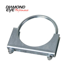 Carica l&#39;immagine nel visualizzatore di Gallery, Diamond Eye CLAMP 4in 3/8in U-BOLT 11 GAUGE SADDLE ZINC-COATED HEAVY DUTY