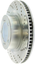 Laden Sie das Bild in den Galerie-Viewer, StopTech Select Sport 07-17 Toyota Tundra Sport Slotted &amp; Drilled Front Left Rotor