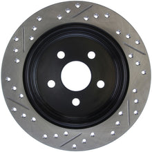 Charger l&#39;image dans la galerie, StopTech 03-09 Chrysler PTCruiser Tur / 03-05 Dodge Neon SRT-4 Rear Left Slotted &amp; Drilled Rotor