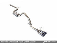 Charger l&#39;image dans la galerie, AWE Tuning VW MK7 Golf SportWagen Track Edition Exhaust w/Chrome Silver Tips (90mm)
