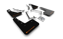 Carica l'immagine nel visualizzatore di Gallery, Rally Armor 2009-11 Ford Focus MK2 RS Black Mud Flap Orange Logo