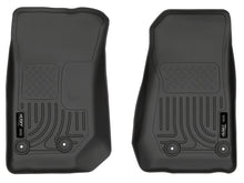 गैलरी व्यूवर में इमेज लोड करें, Husky Liners 14 Jeep Wrangler 2/4 Door Weatherbeater Black Front Floor Liners