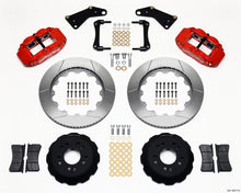 Laden Sie das Bild in den Galerie-Viewer, Wilwood Narrow Superlite 6R Front Hat Kit 14.00in Red 65-82 Corvette C2/C3