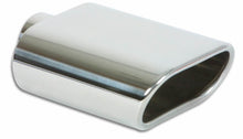 Carica l&#39;immagine nel visualizzatore di Gallery, Vibrant 5.5in x 3in Oval SS Exhaust Tip (Single Wall Angle Cut Rolled Edge)