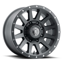 गैलरी व्यूवर में इमेज लोड करें, Icon Alloys Compression HD Sat Black - 18x9/8x180/12mm/5.5in BS