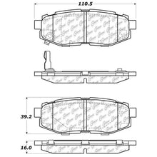 Carica l&#39;immagine nel visualizzatore di Gallery, StopTech Street Touring 06-10 Subaru Legacy Sedan/Outback/13 BRZ Rear Brake Pads