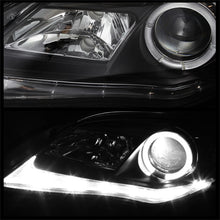 Carica l&#39;immagine nel visualizzatore di Gallery, Spyder Toyota Corolla 11-13 Projector Headlights Halogen Model Only - DRL LED Blk PRO-YD-TC11-DRL-BK