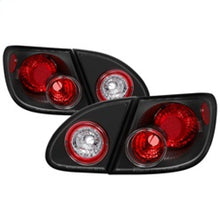 Carica l&#39;immagine nel visualizzatore di Gallery, Spyder Toyota Corolla 03-08 Euro Style Tail Lights Black ALT-YD-TC03-BK