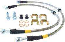 Charger l&#39;image dans la galerie, StopTech 00-05 Mitsubishi Eclipse / 01-05 Dodge Stratus Stainless Steel Front Brake Lines