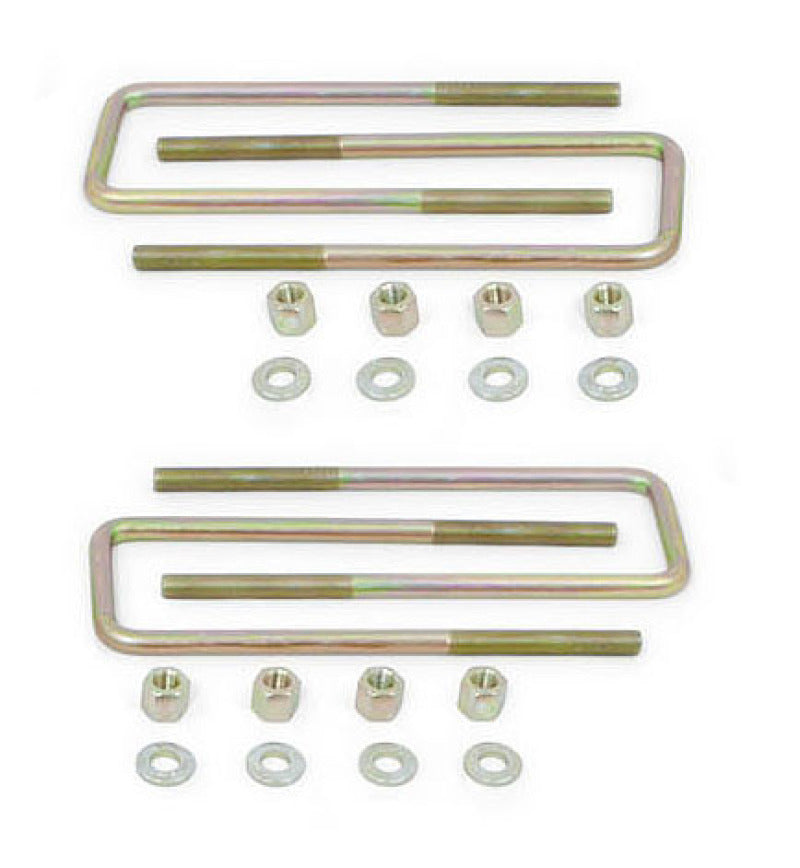 MaxTrac Rear U-Bolts for 2in Lift Blocks - 10.00in x 2.625in x 9/16in - Set of 4 - 2to4wheels