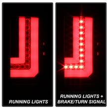 गैलरी व्यूवर में इमेज लोड करें, Spyder GMC Sierra 2016-2017 Light Bar LED Tail Lights - Black ALT-YD-GS16-LED-BK
