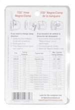 Carica l&#39;immagine nel visualizzatore di Gallery, Spectre Magna-Clamp Hose Clamps 7/32in. (2 Pack) - Chrome