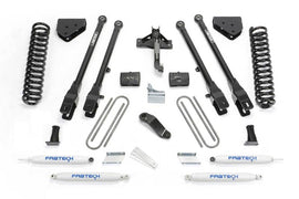 Fabtech 08-16 Ford F250/350 4WD 4in 4 Link System w/Perf. Shocks