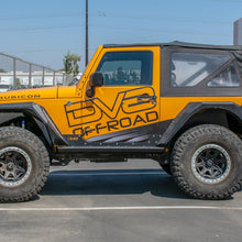 Load image into Gallery viewer, DV8 Offroad 2007-2018 Jeep Wrangler JK (4-door) Frame Mounted Sliders