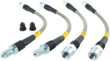 Laden Sie das Bild in den Galerie-Viewer, StopTech 87-91 BMW M3 / 89-4/91 325/328 Series (E30/E36) Rear Stainless Steel Brake Line Kit