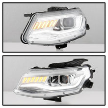 Carica l&#39;immagine nel visualizzatore di Gallery, Spyder Chevy Camaro 16-18 (Do Not Fit Halogen) Projector Headlights Chrome PRO-YD-CCAM16HIDSI-SEQ-C