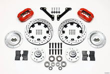 गैलरी व्यूवर में इमेज लोड करें, Wilwood Forged Dynalite Front Kit 12.19in Drilled Red 70-78 Camaro