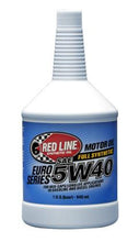 Load image into Gallery viewer, Red Line Euro-Series 5W40 Motor Oil Quart - Single