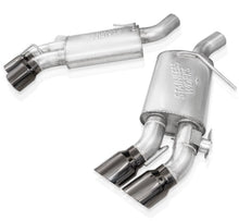 Charger l'image dans la galerie, Stainless Works 16-21 Camaro SS 3in Redline Factory Connect Axle Back w/Valve - 4in Quad Black Tips
